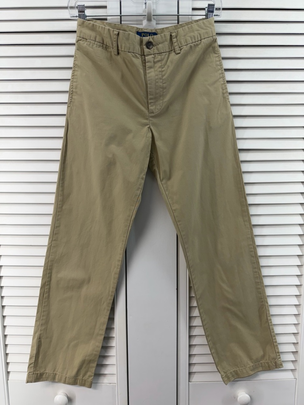 Polo by Ralph Lauren size 14 Tan Straight Chino Pants